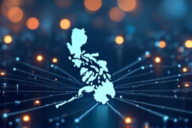 Network of interconnected diverse hands, symbolizing global Filipino community and support