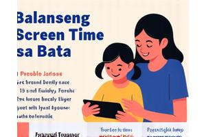 Screenshot of a Sulyap Kids webinar on screen time management for kids