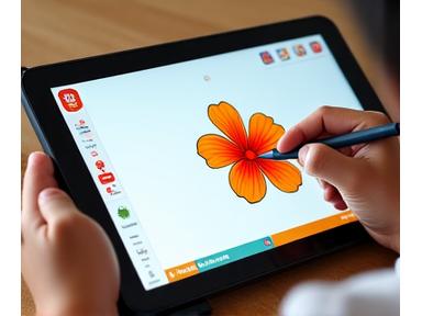 Creative drawing app interface